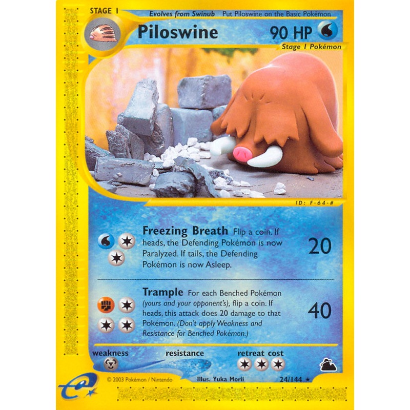 Piloswine (24/144) [Skyridge]