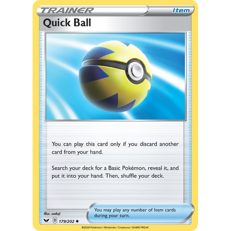 Quick Ball (179/202) [Sword & Shield: Base Set]