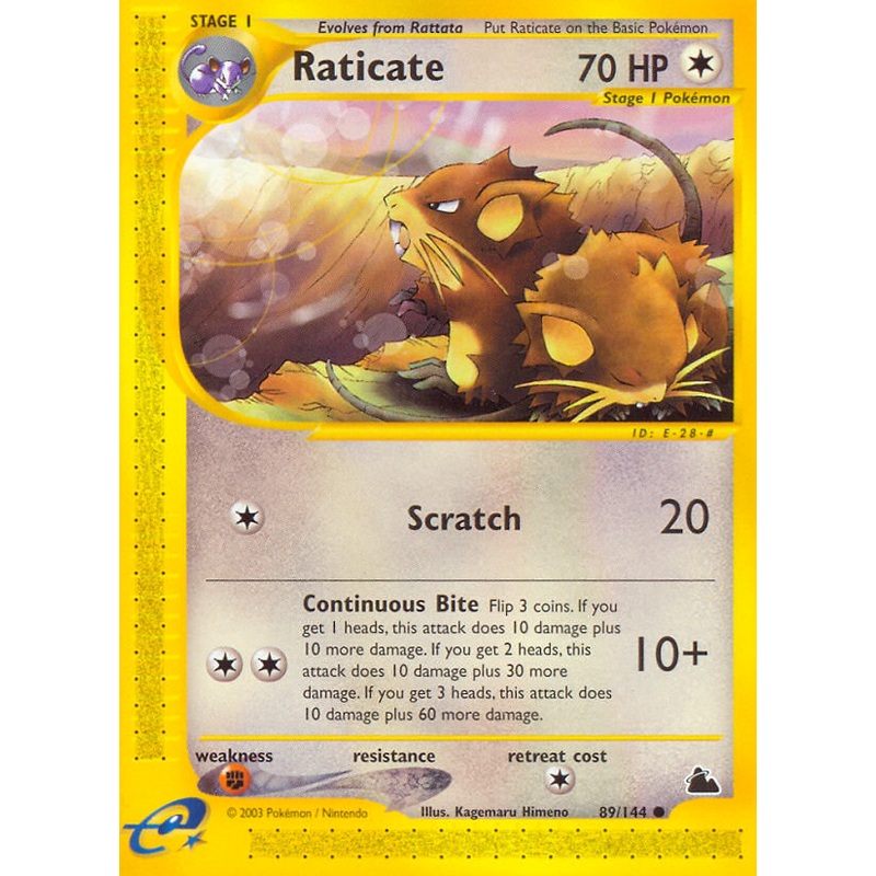 Raticate (89/144) [Skyridge]