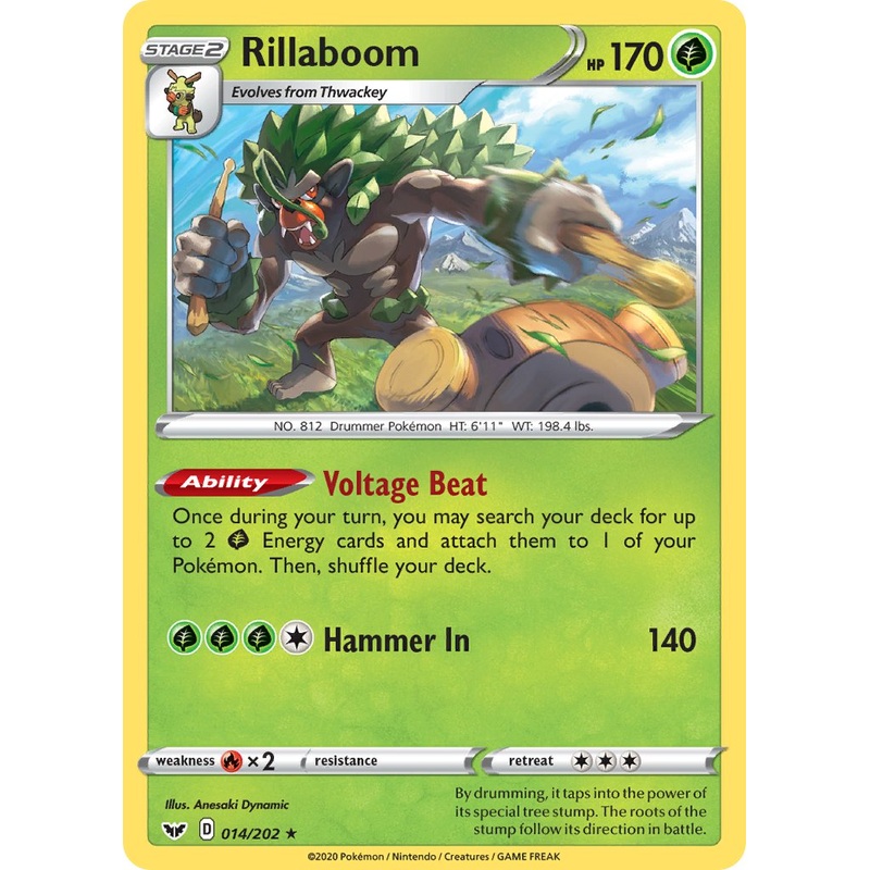 Rillaboom (014/202) [Sword & Shield: Base Set]