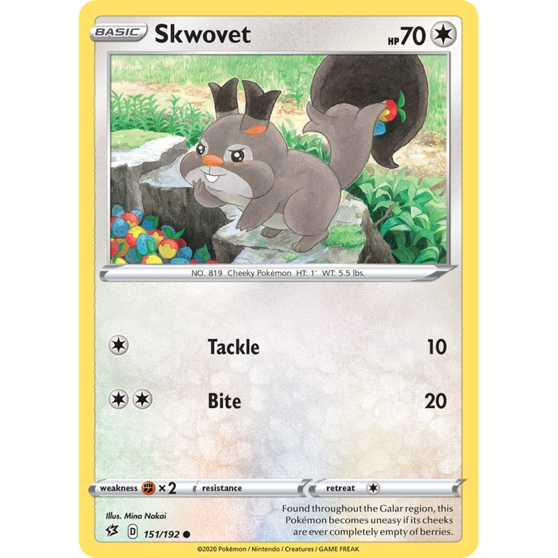 Skwovet (151/192) [Sword & Shield: Rebel Clash]