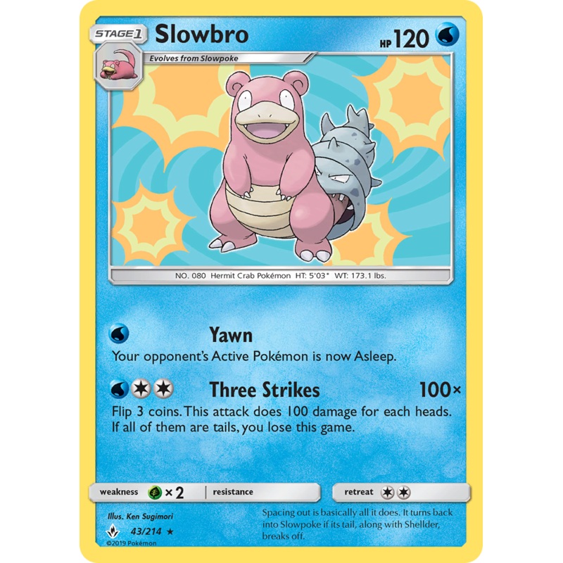 Slowbro (43/214) [Sun & Moon: Unbroken Bonds]