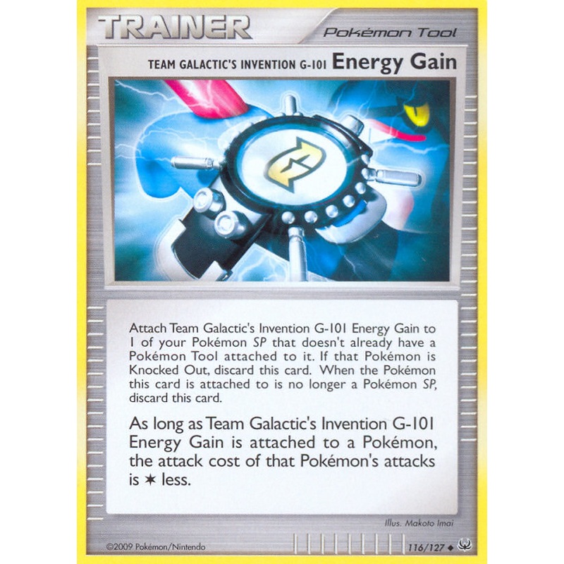 Team Galactic's Invention G-101 Energy Gain (116/127) [Platinum: Base Set]