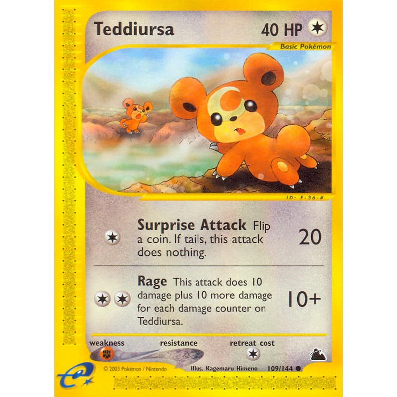 Teddiursa (109/144) [Skyridge]