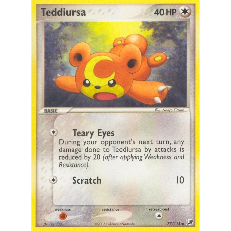 Teddiursa (77/115) [EX: Unseen Forces]