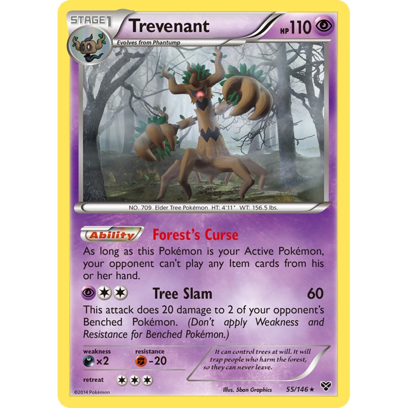 Trevenant (55/146) [XY: Base Set]