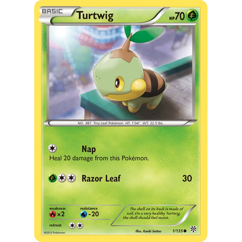 Turtwig (1/135) [Black & White: Plasma Storm]