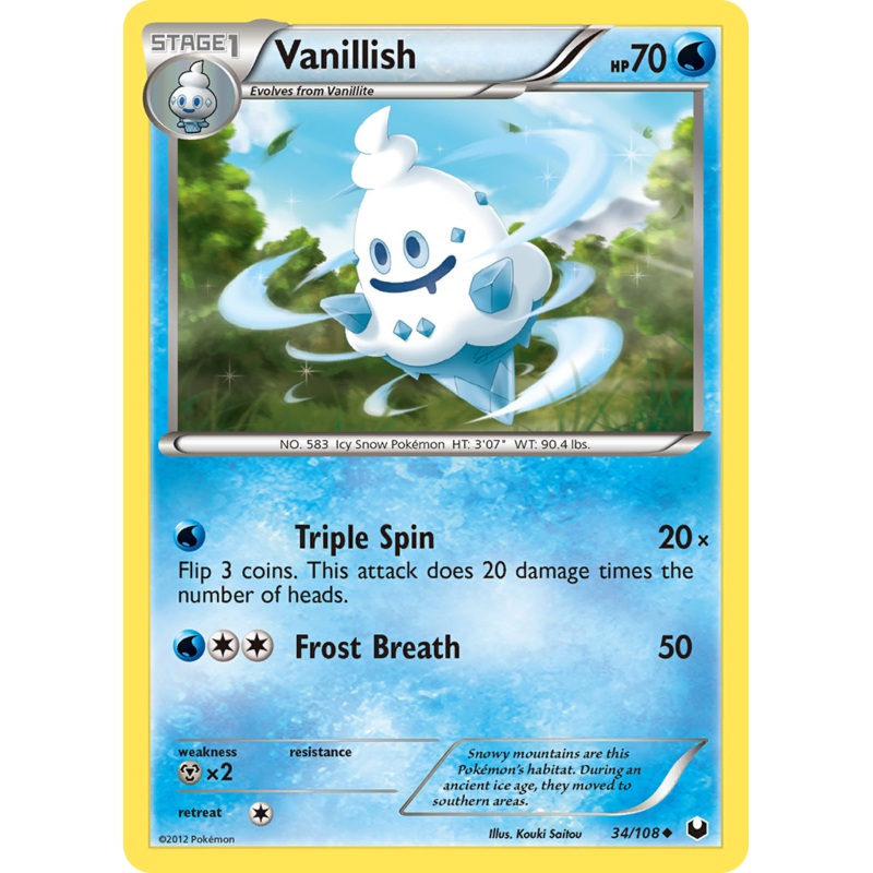 Vanillish (34/108) [Black & White: Dark Explorers]