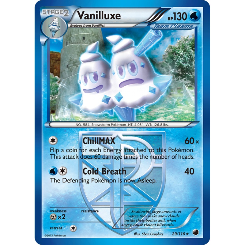 Vanilluxe (29/116) [Black & White: Plasma Freeze]