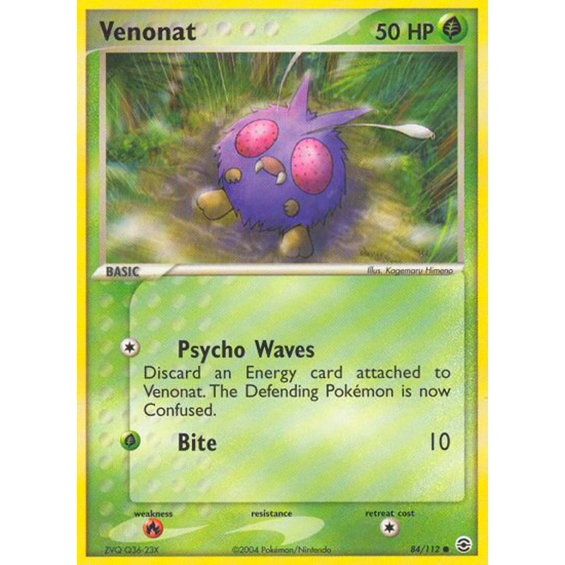 Venonat (84/112) [EX: FireRed & LeafGreen]