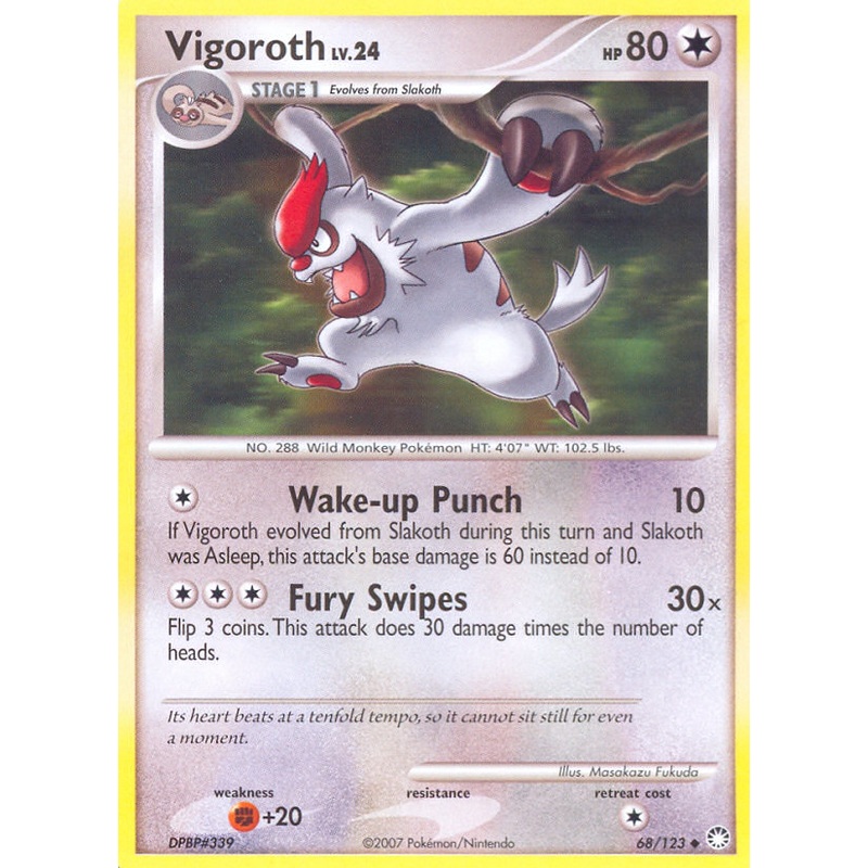 Vigoroth (68/123) [Diamond & Pearl: Mysterious Treasures]