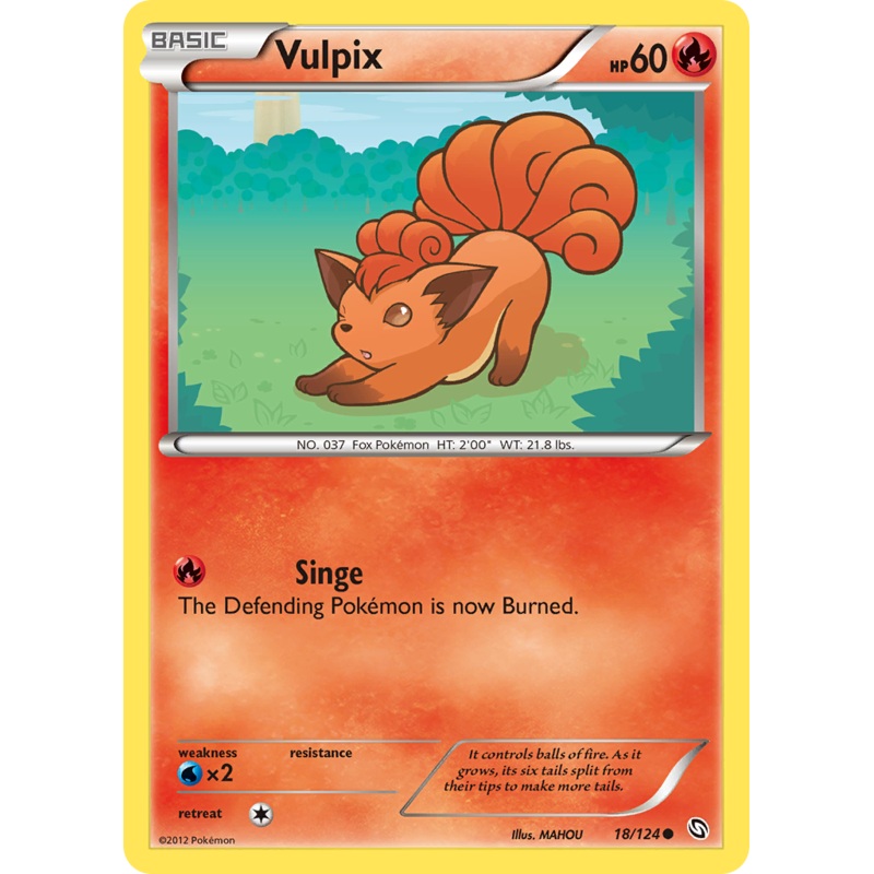 Vulpix (18/124) [Black & White: Dragons Exalted]