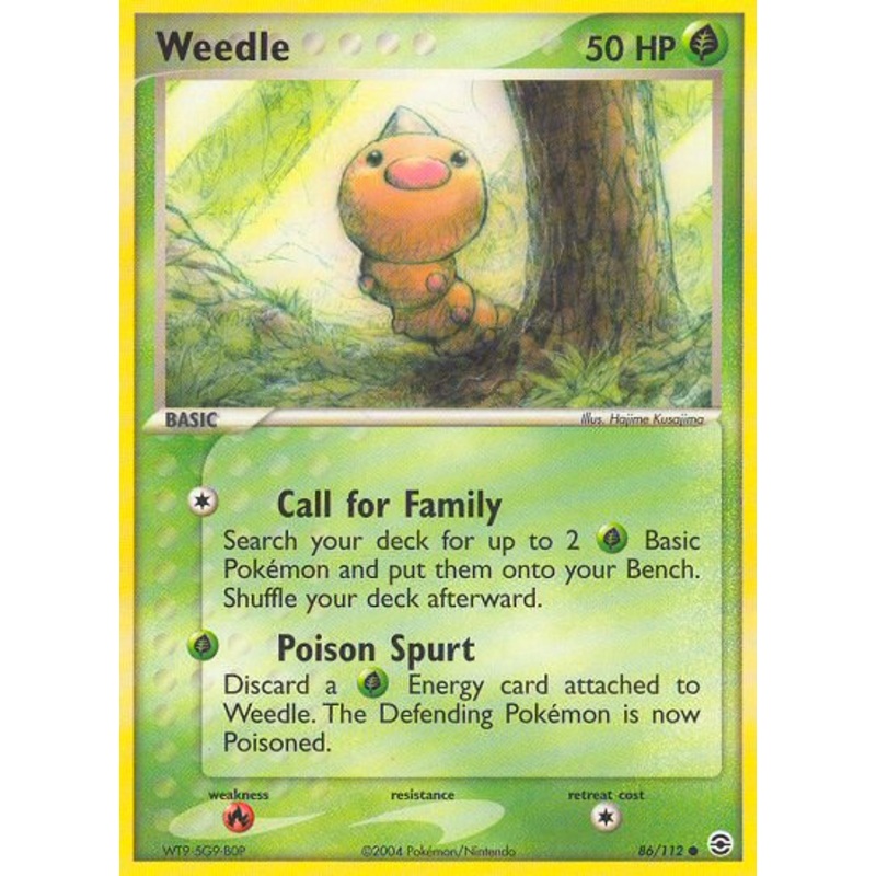 Weedle (86/112) [EX: FireRed & LeafGreen]