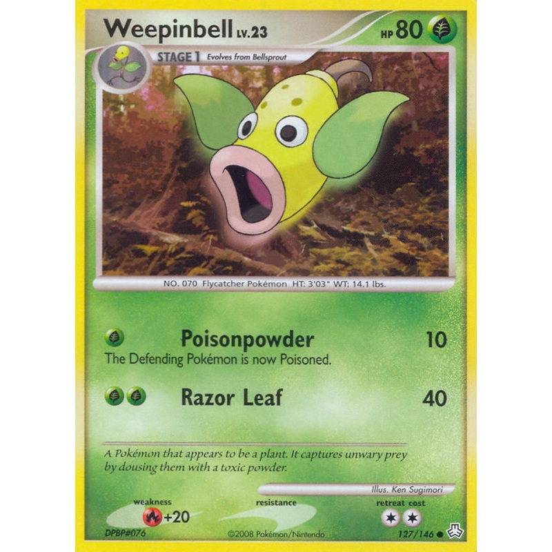 Weepinbell (127/146) [Diamond & Pearl: Legends Awakened]