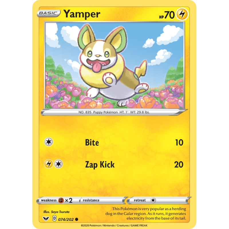 Yamper (074/202) [Sword & Shield: Base Set]