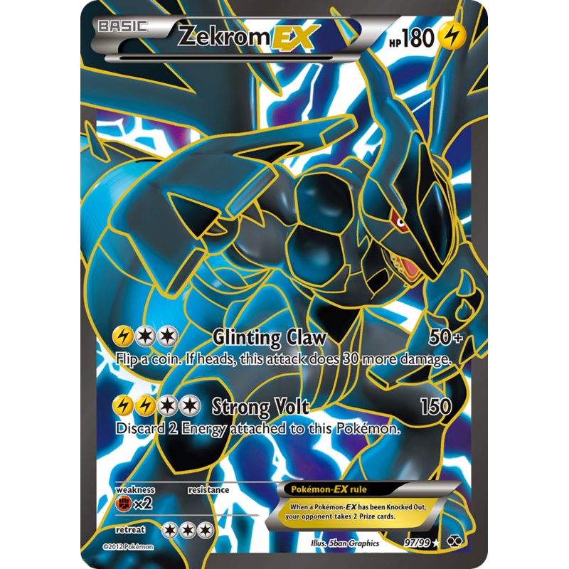 Zekrom EX (97/99) [Black & White: Next Destinies]
