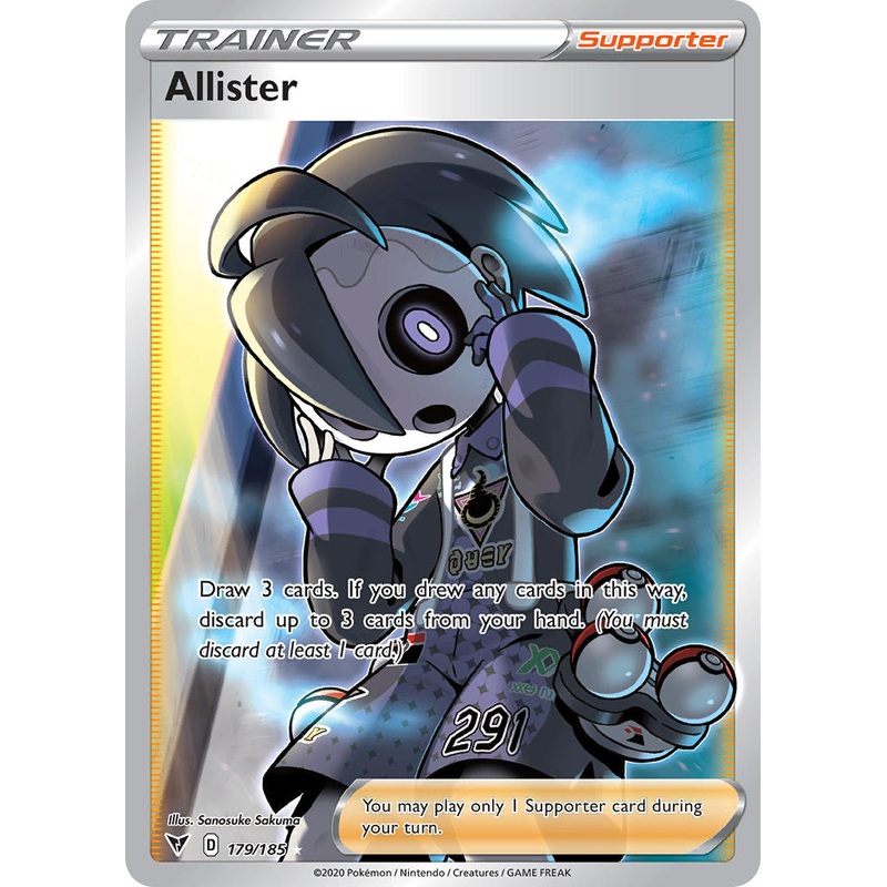 Allister (179/185) [Sword & Shield: Vivid Voltage]