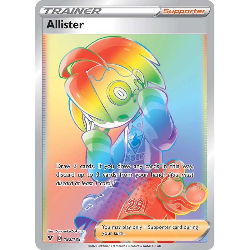Allister (192/185) [Sword & Shield: Vivid Voltage]