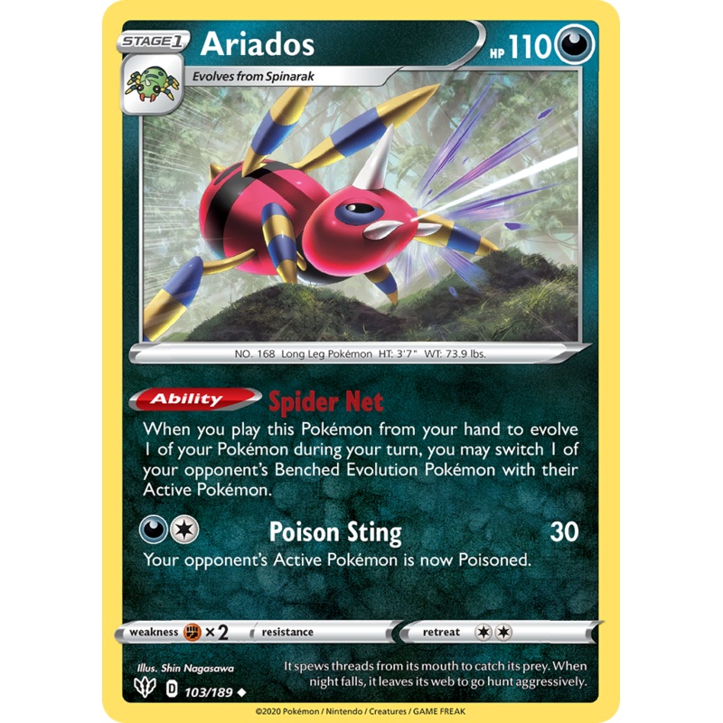 Ariados (103/189) [Sword & Shield: Darkness Ablaze]