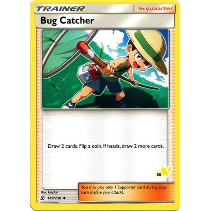 Bug Catcher (189/236) (Pikachu Stamp #26) [Battle Academy 2020]