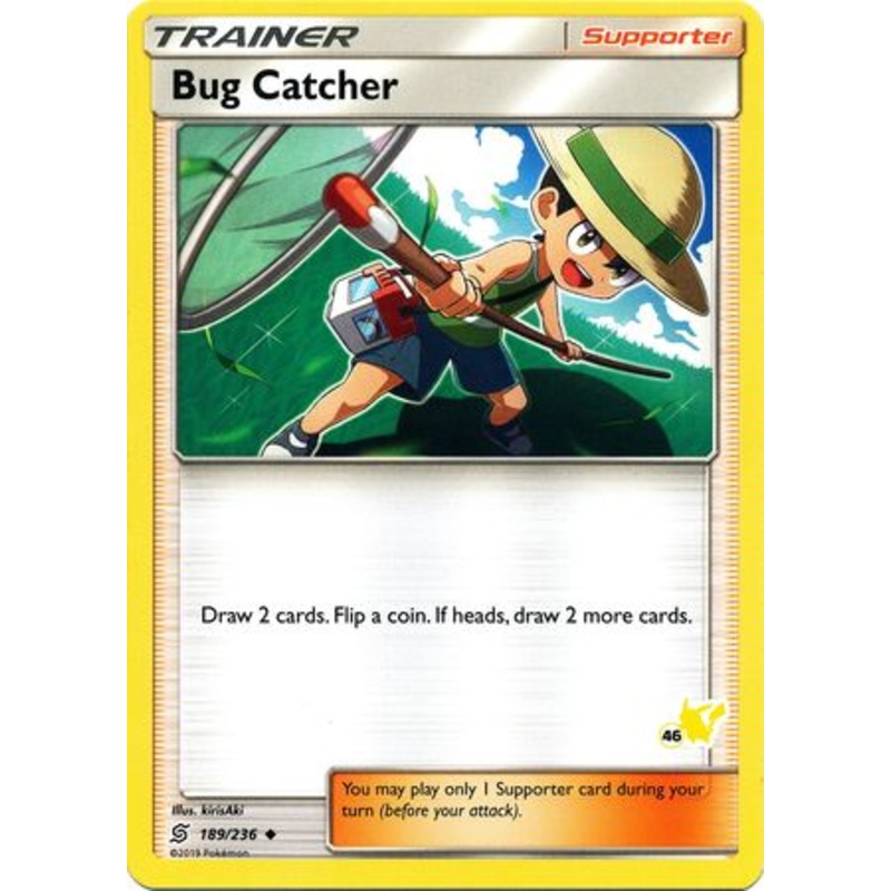 Bug Catcher (189/236) (Pikachu Stamp #46) [Battle Academy 2020]