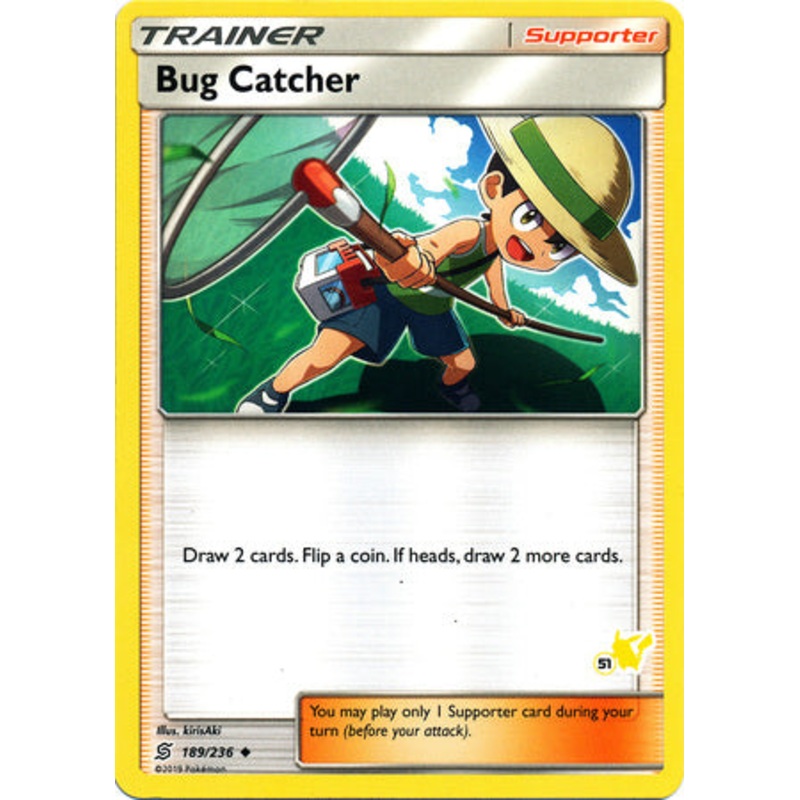 Bug Catcher (189/236) (Pikachu Stamp #51) [Battle Academy 2020]