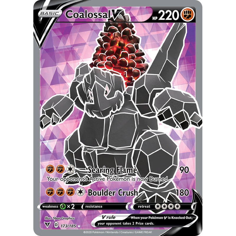 Coalossal V - 173/185 - Sword & Shield: Vivid Voltage