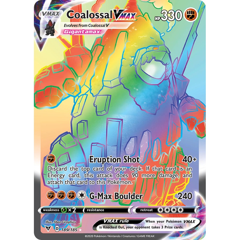Coalossal VMAX (189/185) [Sword & Shield: Vivid Voltage]