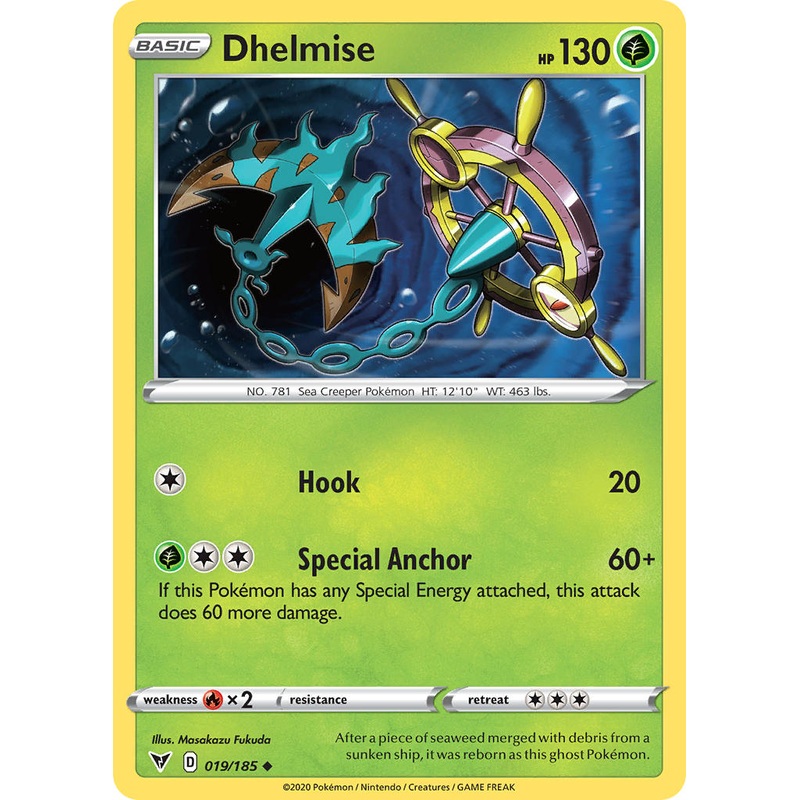 Dhelmise (019/185) [Sword & Shield: Vivid Voltage]