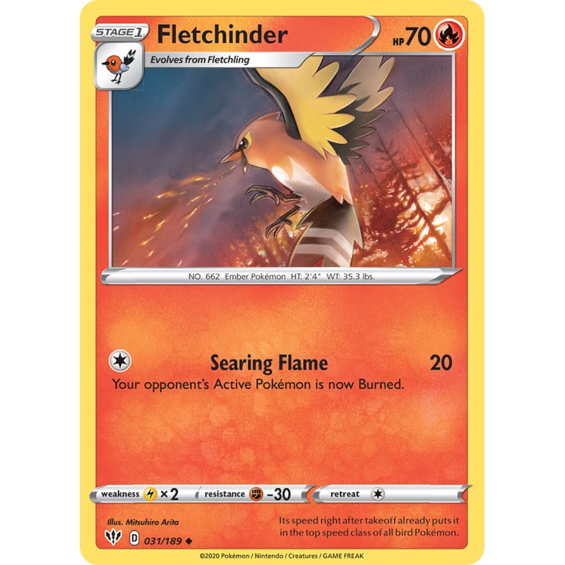 Fletchinder (031/189) [Sword & Shield: Darkness Ablaze]