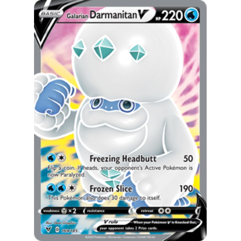 Galarian Darmanitan V (169/185) [Sword & Shield: Vivid Voltage]