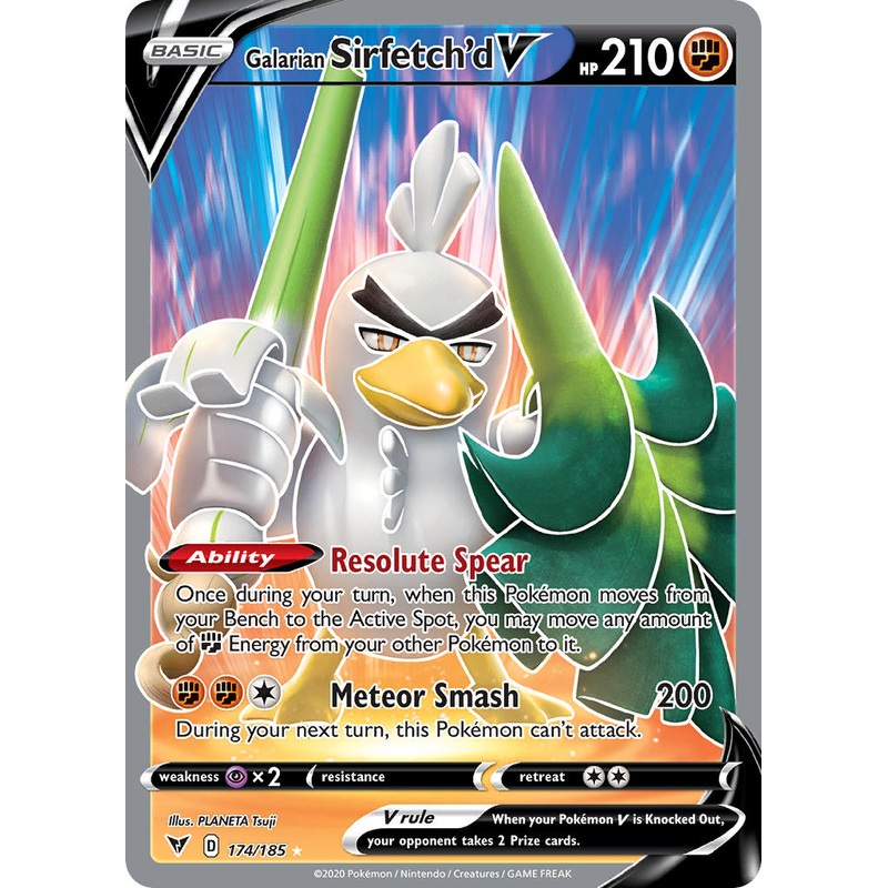 Galarian Sirfetch'd V (174/185) [Sword & Shield: Vivid Voltage]