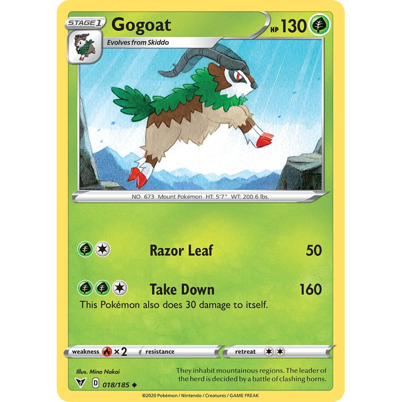 Gogoat (018/185) [Sword & Shield: Vivid Voltage]