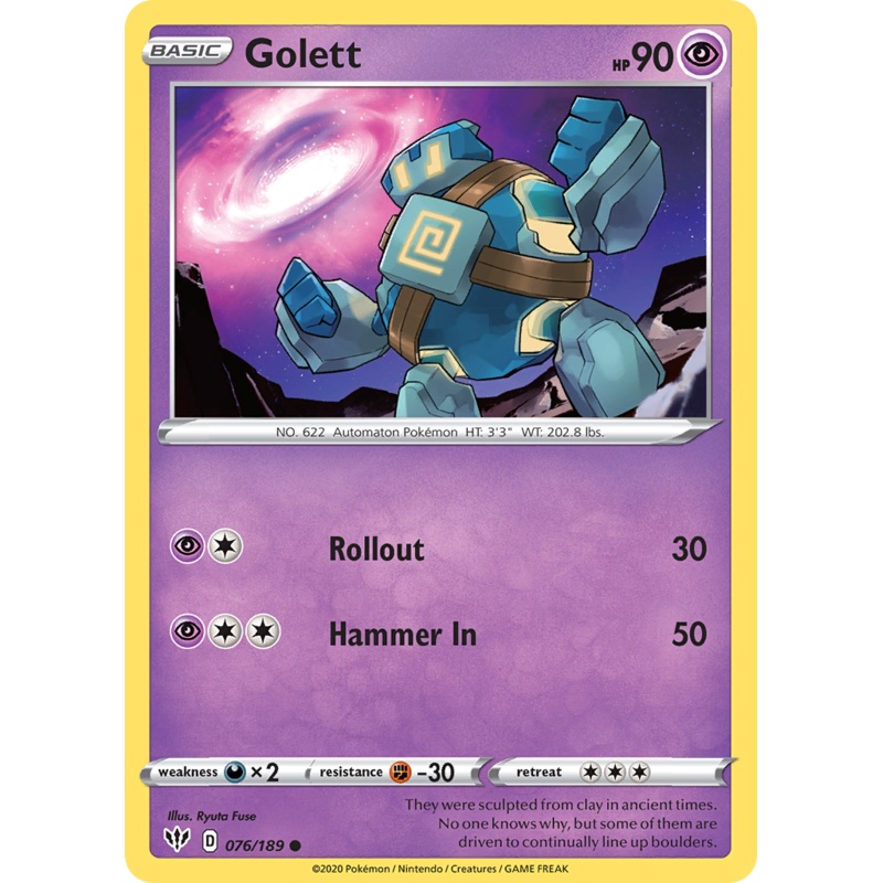 Golett (076/189) [Sword & Shield: Darkness Ablaze]