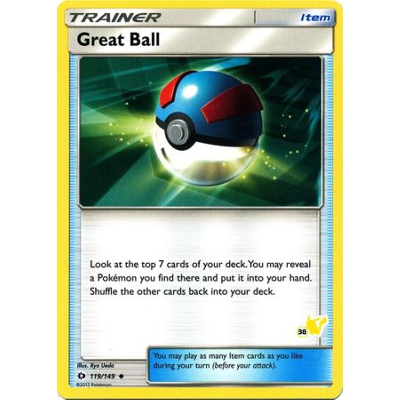 Great Ball (119/149) (Pikachu Stamp #38) [Battle Academy 2020]