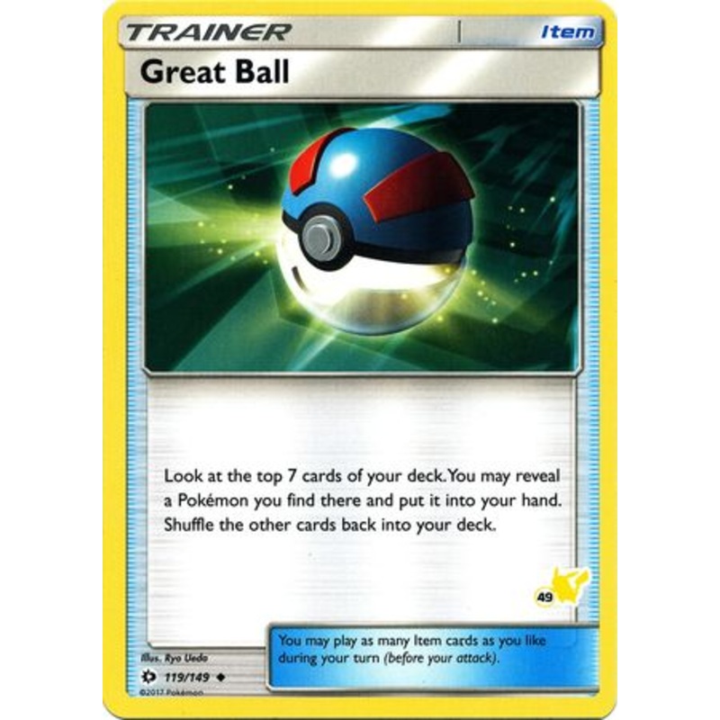 Great Ball (119/149) (Pikachu Stamp #49) [Battle Academy 2020]