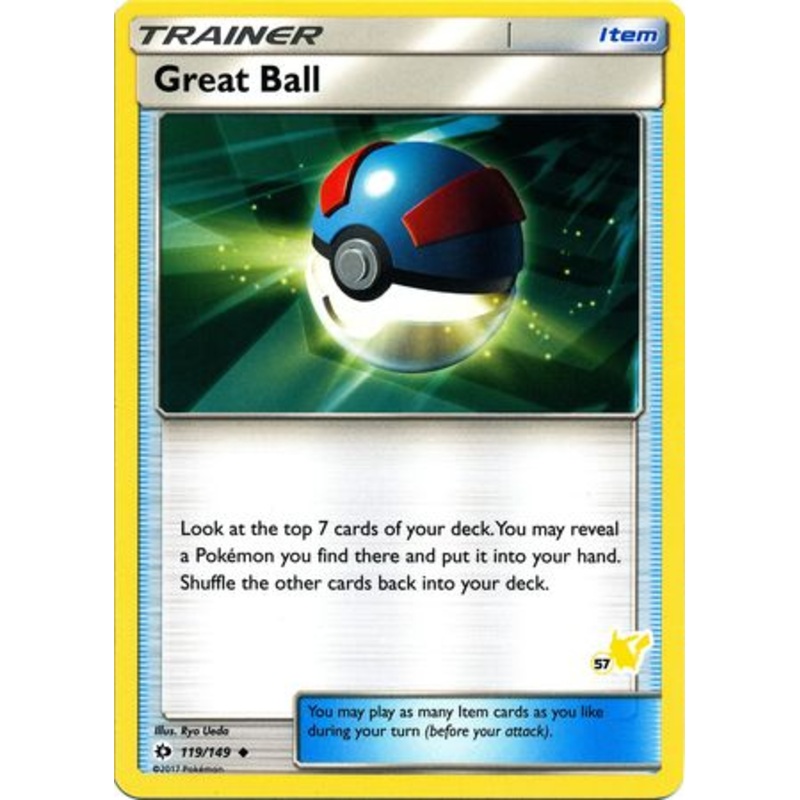 Great Ball (119/149) (Pikachu Stamp #57) [Battle Academy 2020]