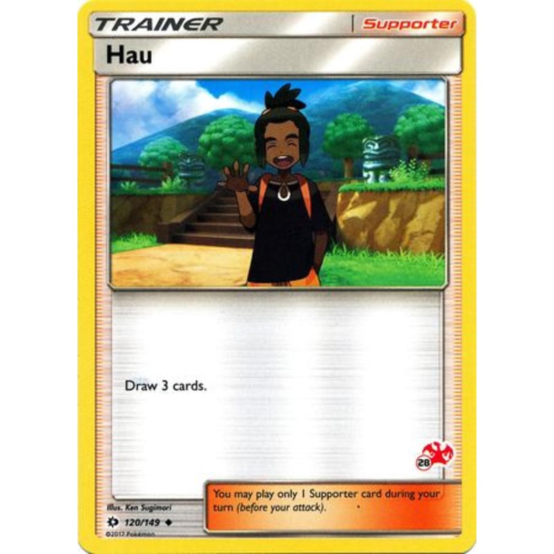 Hau (120/149) (Charizard Stamp #28) [Battle Academy 2020]