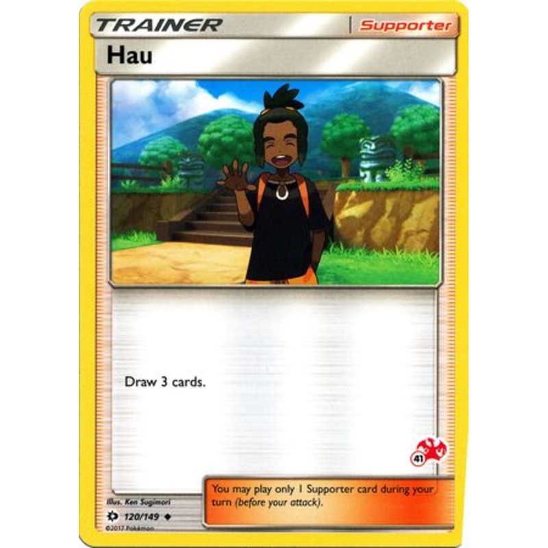 Hau (120/149) (Charizard Stamp #41) [Battle Academy 2020]