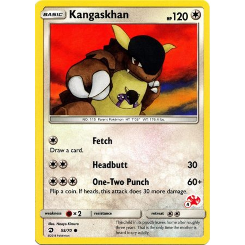 Kangaskhan (55/70) (Charizard Stamp #4) [Battle Academy 2020]