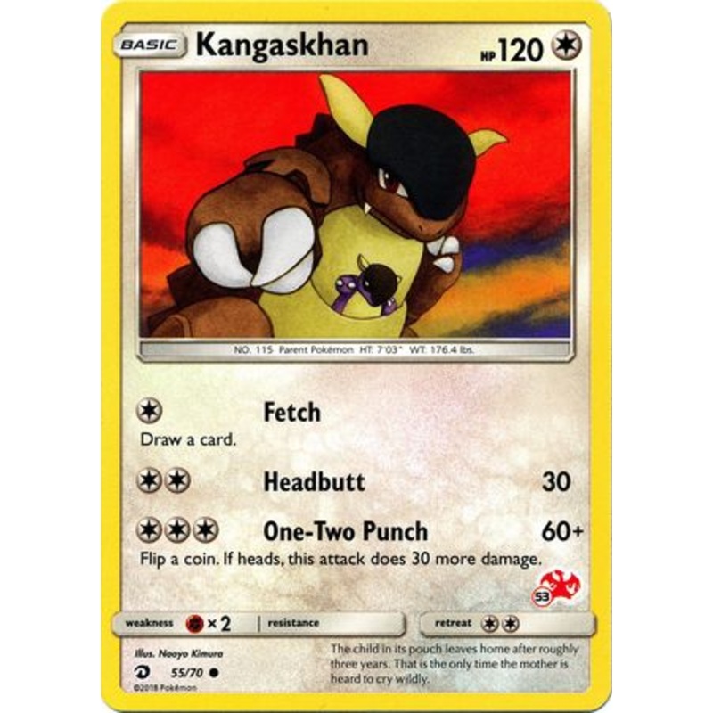 Kangaskhan (55/70) (Charizard Stamp #53) [Battle Academy 2020]