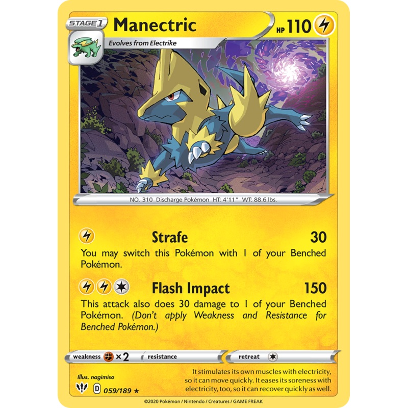 Manectric (059/189) [Sword & Shield: Darkness Ablaze]