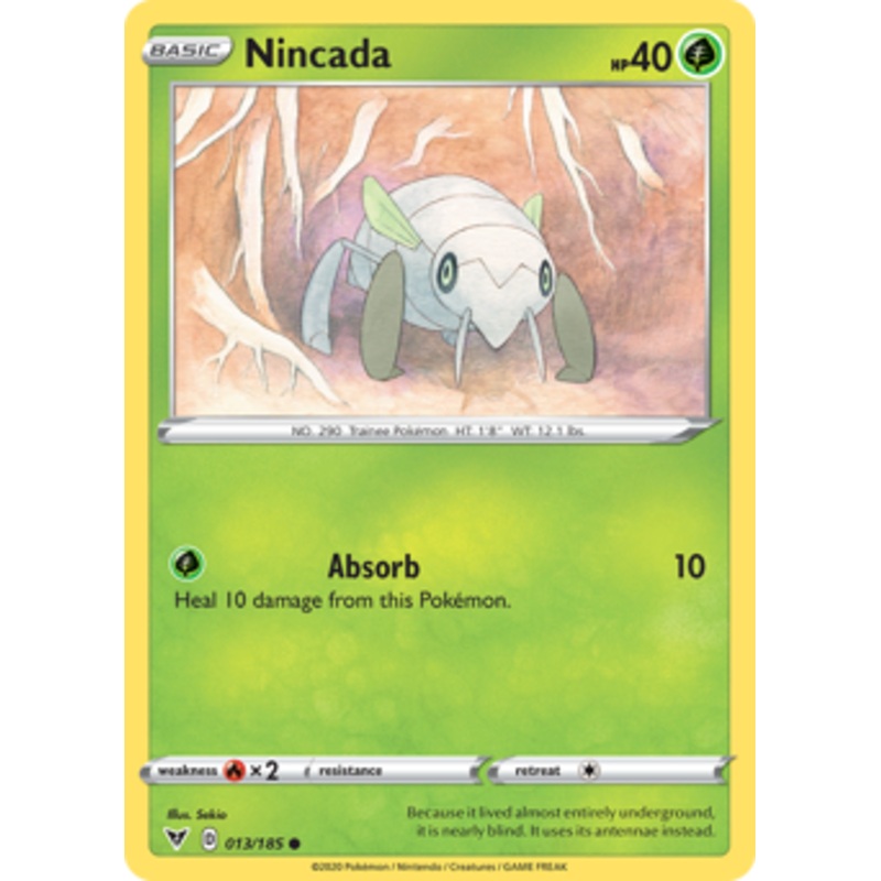 Nincada (013/185) [Sword & Shield: Vivid Voltage]