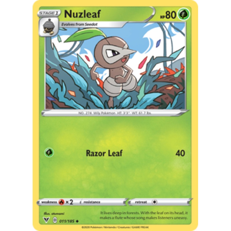 Nuzleaf (011/185) [Sword & Shield: Vivid Voltage]