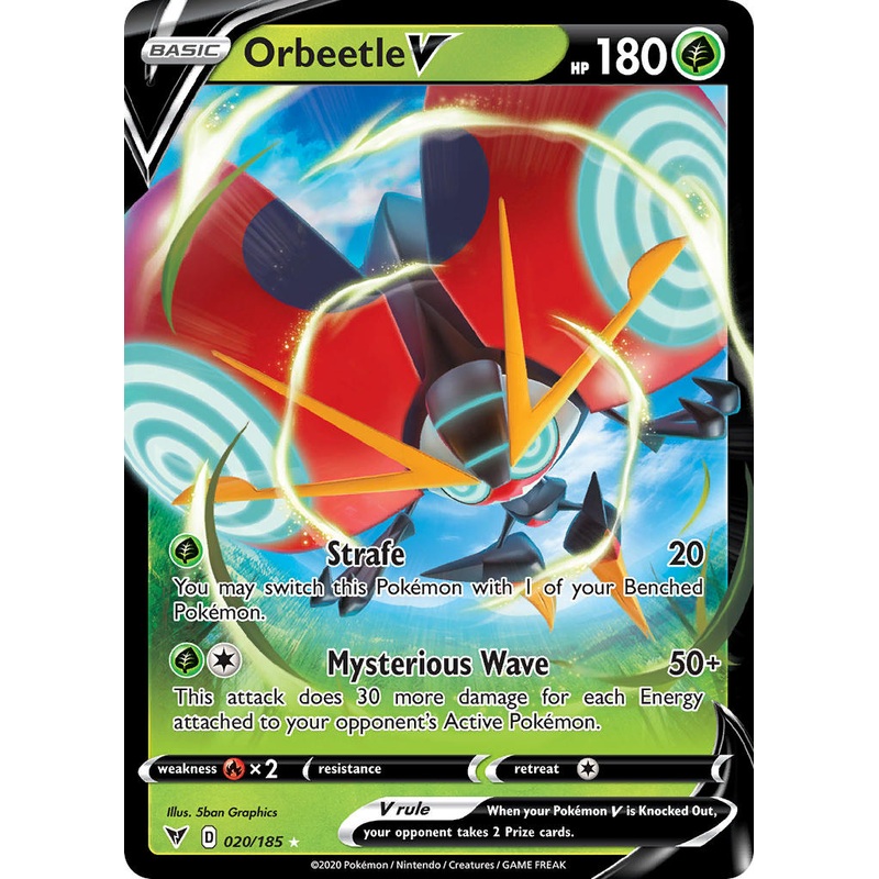 Orbeetle V (020/185) [Sword & Shield: Vivid Voltage]
