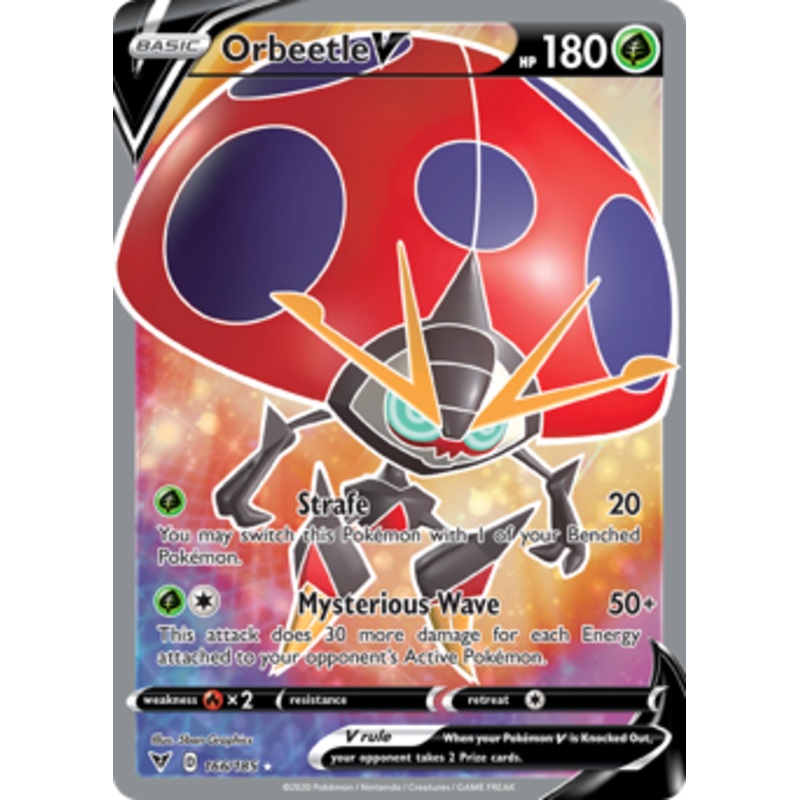 Orbeetle V (166/185) [Sword & Shield: Vivid Voltage]