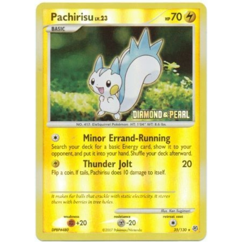 Pachirisu (35/130) [Burger King Promos: 2008 Collection]