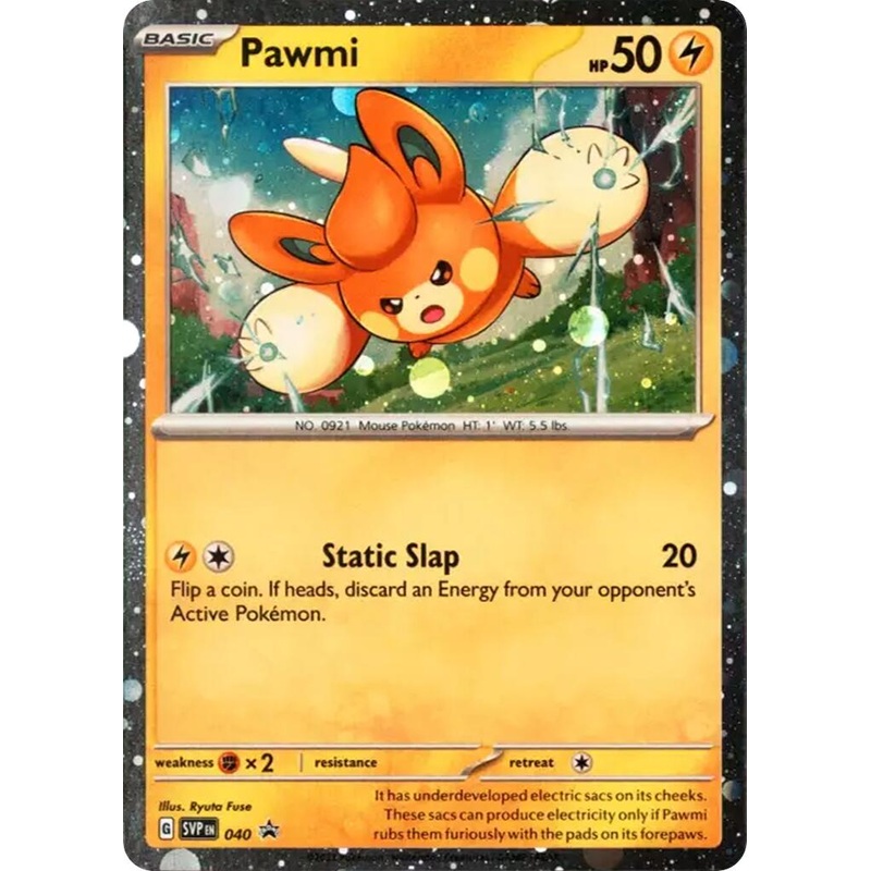 Pawmi (040) (Cosmos Holo) [Scarlet & Violet: Black Star Promos]