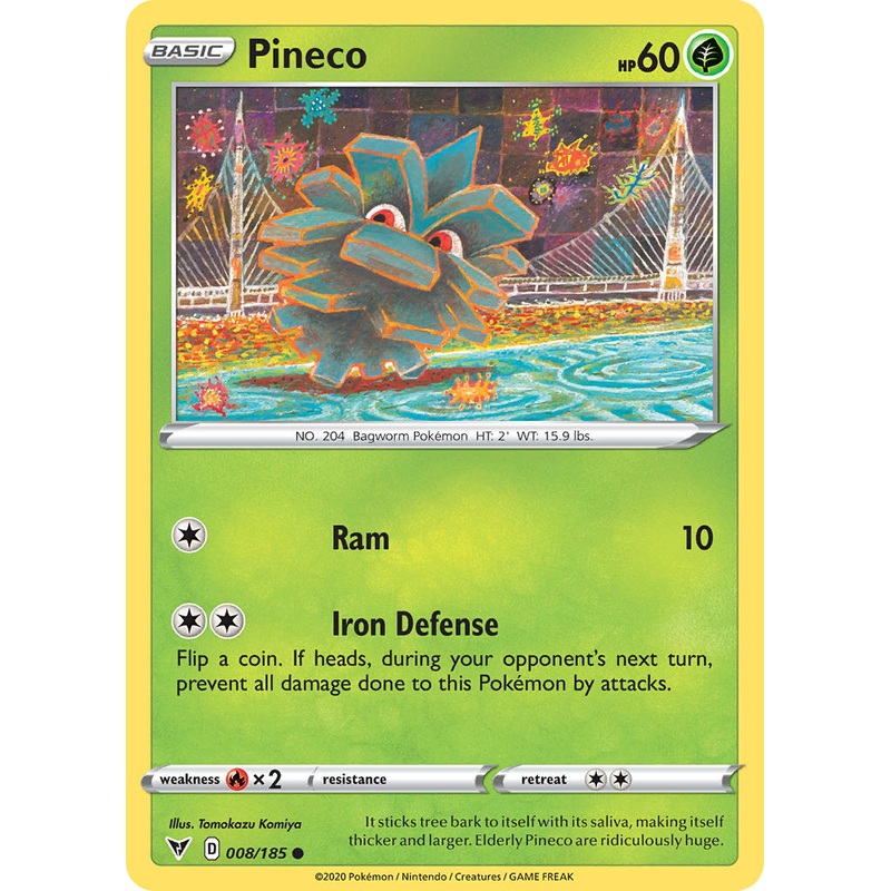 Pineco (008/185) [Sword & Shield: Vivid Voltage]