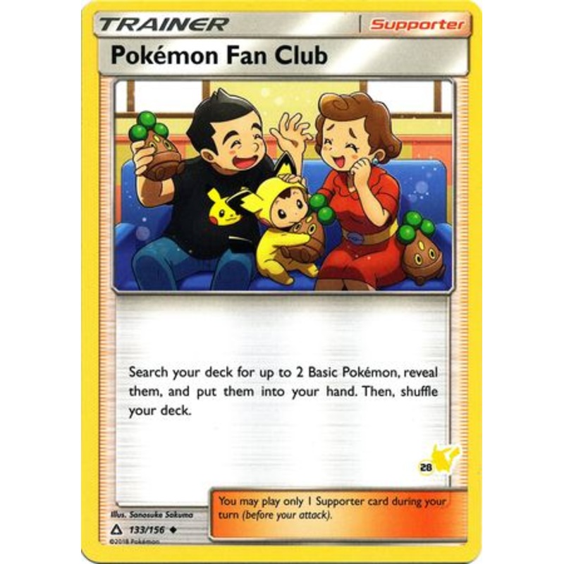 Pokemon Fan Club (133/156) (Pikachu Stamp #28) [Battle Academy 2020]